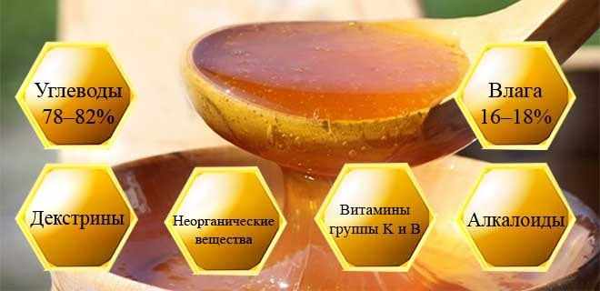Таежный мед химические свойства