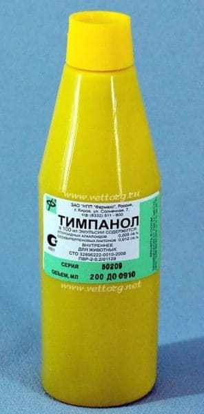 Препарат Тимпанол